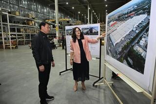 Аким Алматы Дархан Сатыбалды ознакомился с деятельностью ведущих промышленных и логистических предприятий города