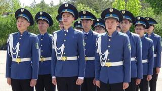 В Алматы состоялся X Смотр-конкурс строевой песни среди учащихся школ и колледжей
