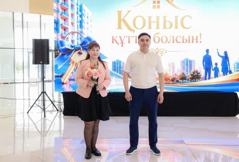 В ШЫМКЕНТЕ 30 СЕМЕЙ ПОЛУЧИЛИ КЛЮЧИ ОТ АРЕНДНОГО И КРЕДИТНОГО ЖИЛЬЯ