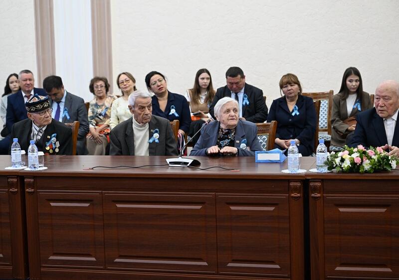 Ветеранам тыла СКО вручили юбилейные медали 80-летия Победы