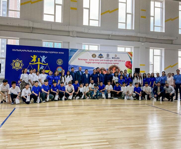 Детский турнир по волейболу провели в Астане