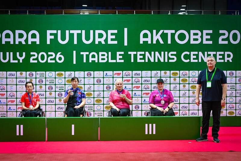 11 наших соотечественников стали призёрами турнира ITTF World Para Future Aktobe 2026