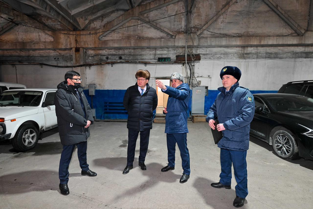 Аким области посетил объекты Департамента полиции