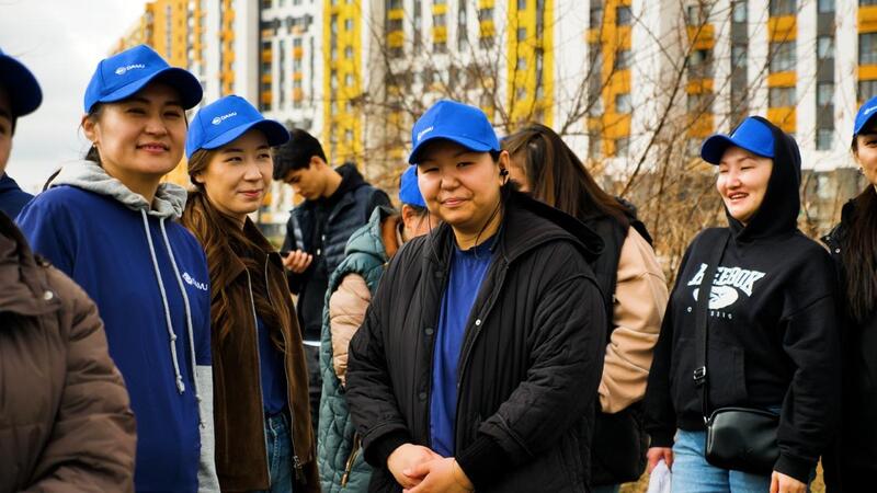 Более тысячи банкиров поддержали экологическую акцию «Таза Қазақстан» в Астане