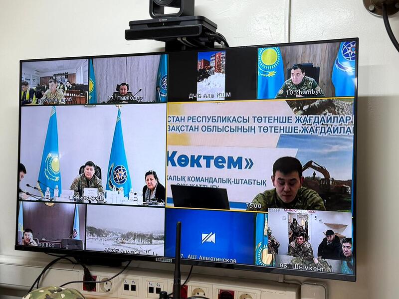 РКШУ «Көктем-2026»: в регионах страны отрабатывают готовность к паводкам