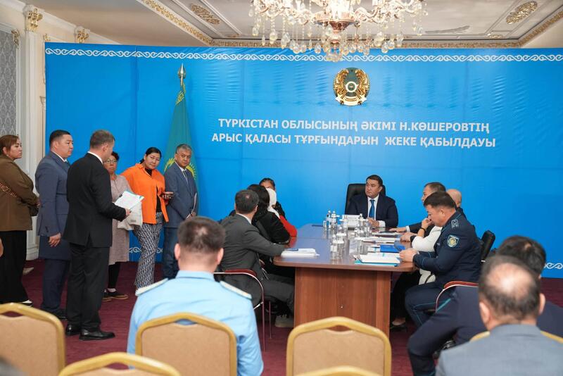 НУРАЛХАН КУШЕРОВ ВСТРЕТИЛСЯ С ЖИТЕЛЯМИ АРЫСИ
