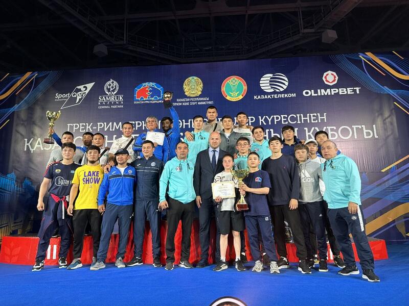 Кубок Казахстана по борьбе: столичные борцы заняли первое место в общекомандном зачете