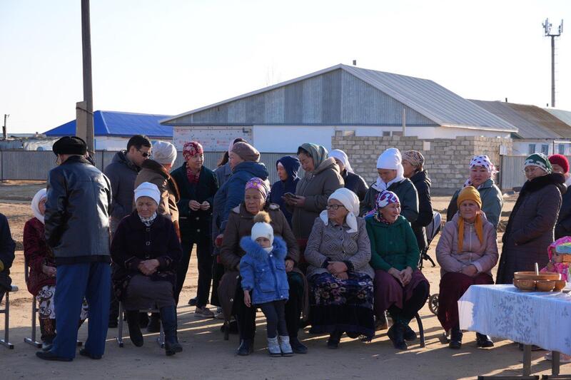 В село Кожасай дали газ