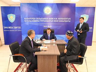 На приеме в Казалинском районе рассмотрены вопросы жителей