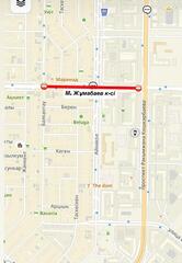 Участок проспекта Жумабаева временно перекрыт