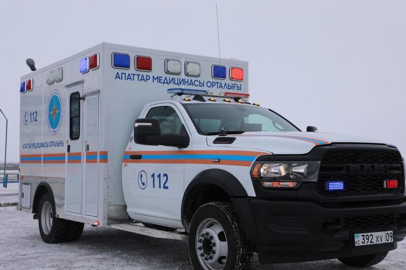 МЧС РК усиливает трассово-медико-спасательную службу новым реанимобилем