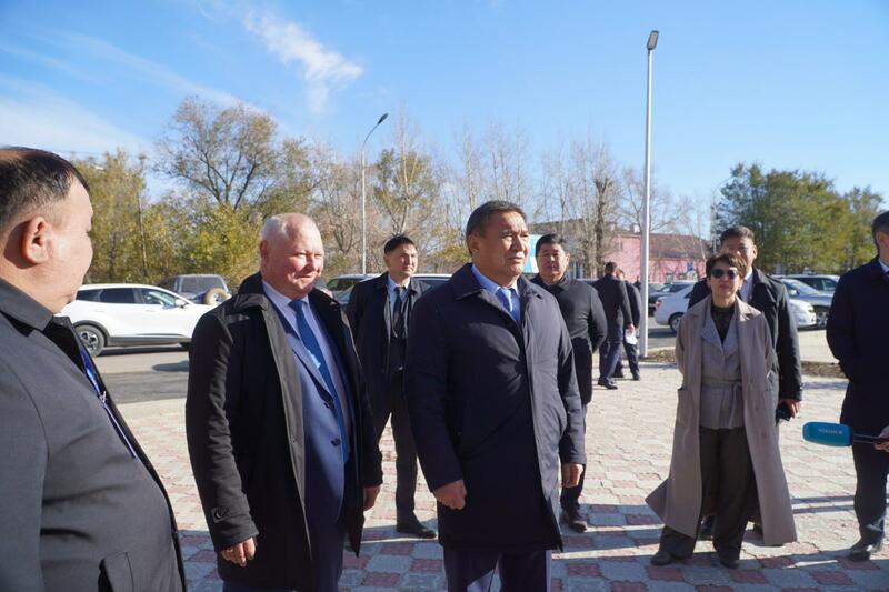 Аким Акмолинской области Марат Ахметжанов встретился с жителями Егиндыкольского района