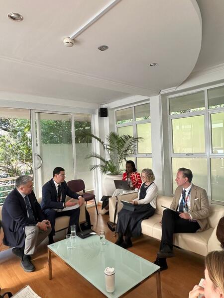 Встреча с Заместителем Генерального секретаря ООН и Исполнительным директором UNEP