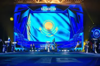 Церемония открытия чемпионата мира по видам борьбы состоялась в Астане