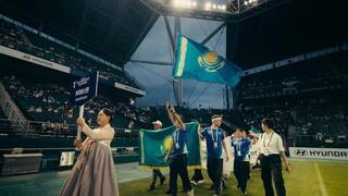 Казахстанские школьники участвуют в первом Чемпионате мира FIDA по дрон-соккеру в Южной Корее