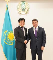 НУРАЛХАН КУШЕРОВ ПРОВЕЛ ПЕРЕГОВОРЫ С КОРЕЙСКИМ ИНВЕСТОРОМ