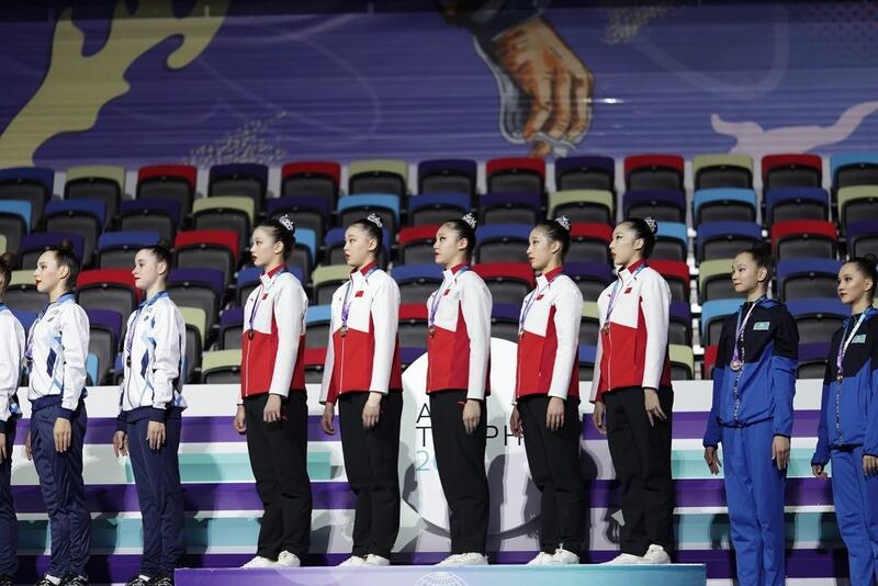 Столичные гимнастки завоевали бронзу на чемпионате мира