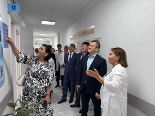 В ТУРКЕСТАНСКОЙ ОБЛАСТИ УСИЛЕНА РАБОТА ПО УЛУЧШЕНИЮ ЗДОРОВЬЯ МАТЕРИ И РЕБЕНКА