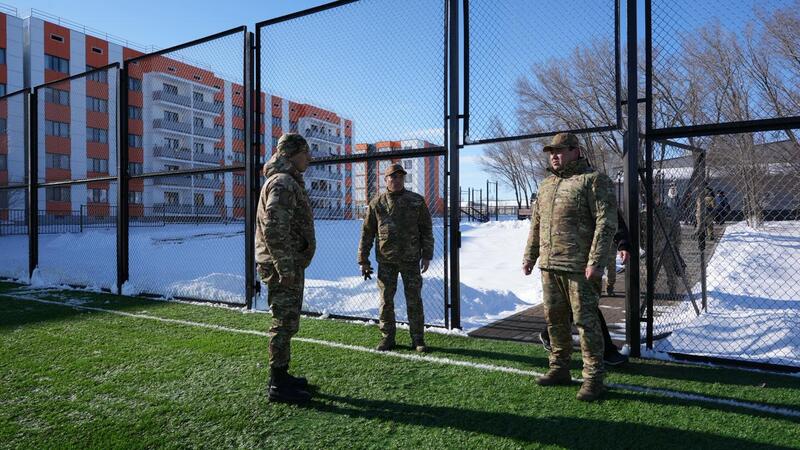 В селе Сарыозек начала работу обновленная пожарная часть