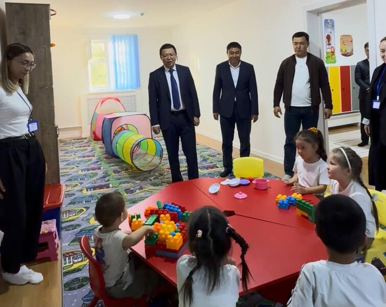 Здание, долгие годы пустовавшее в селе Жайсан, переоборудовали под детский сад