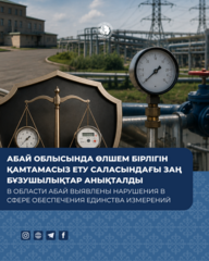 В области Абай выявлены нарушения в сфере обеспечения единства измерений