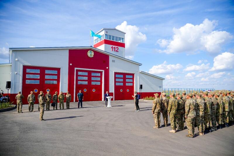 Пожарное депо открыли в Астане