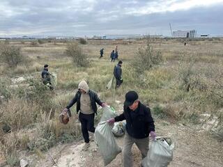 «Таза Қазақстан»: в Астане прошло экологическое мероприятие около реки Акбулак