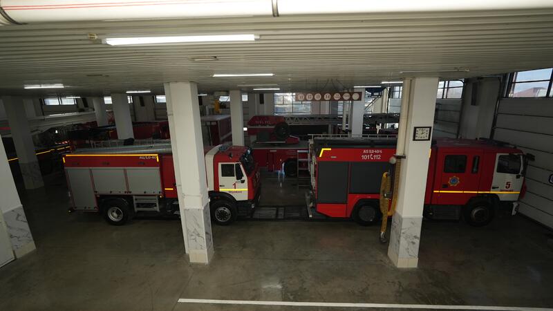 Глава МЧС ознакомился с модернизацией пожарной части в Шымкенте