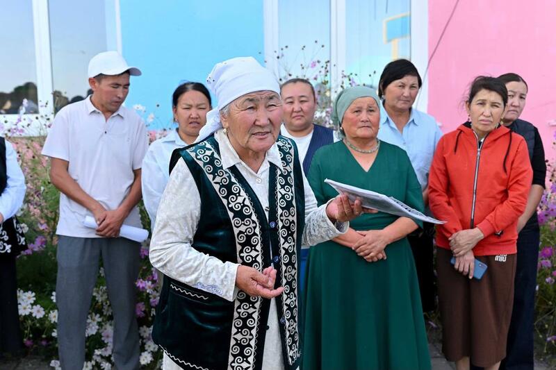 Аким области посетил село Тана мырза