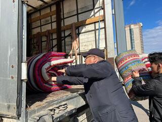 Гуманитарную помощь направили из Астаны в Западно-Казахстанскую область