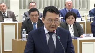 Председатель маслихата области Абай Шалкар Байбеков выступил на заседании Комиссии по конституционной реформе