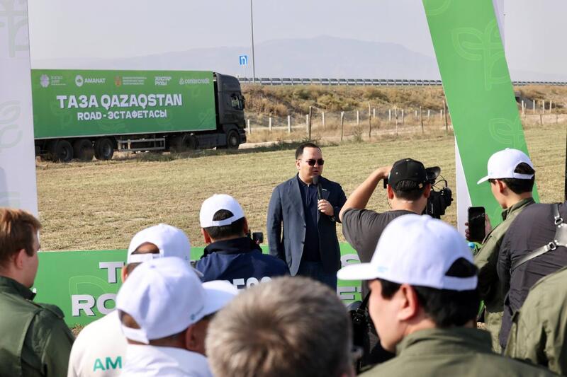 «Taza Qazaqstan»: стартовала road-эстафета от Алматы до Кызылорды