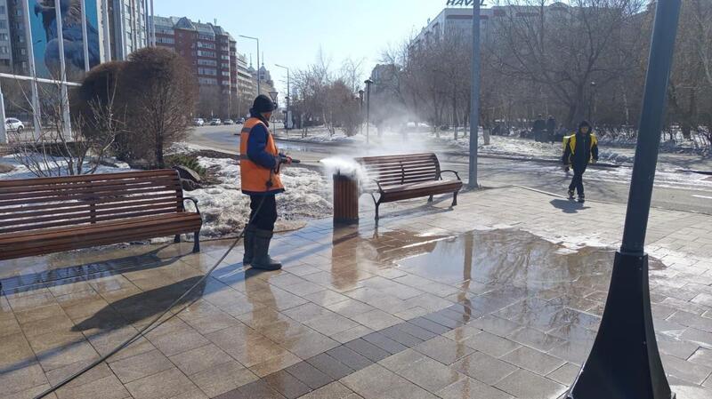 Генеральная уборка проводится в Астане