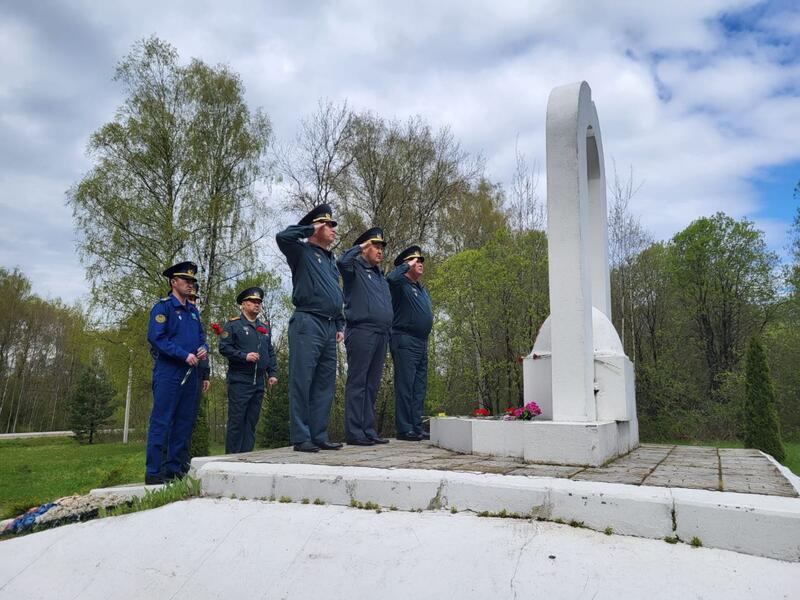 Офицеры из Казахстана посетили места боев 312-й стрелковой дивизии