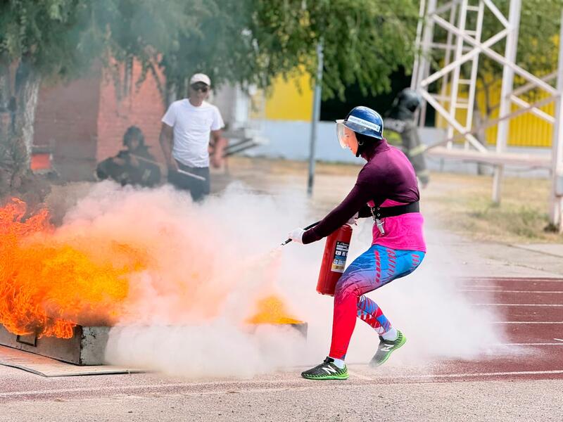 Завершился третий этап IX турнира по пожарно-спасательному спорту
