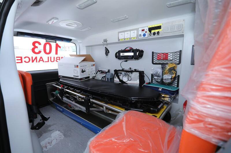 Городу Жанаозен передали 5 новых машин скорой помощи