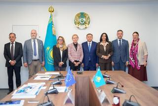 Саясат Нурбек обсудил приоритеты в сфере науки и высшего образования с делегацией Европейского парламента