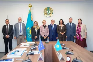 Саясат Нурбек обсудил приоритеты в сфере науки и высшего образования с делегацией Европейского парламента