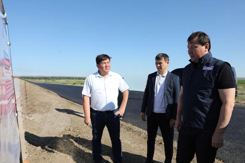 В Каргалинском районе продолжается капитальный ремонт автодороги Актобе – Орск – Петропавловка – Хазрет