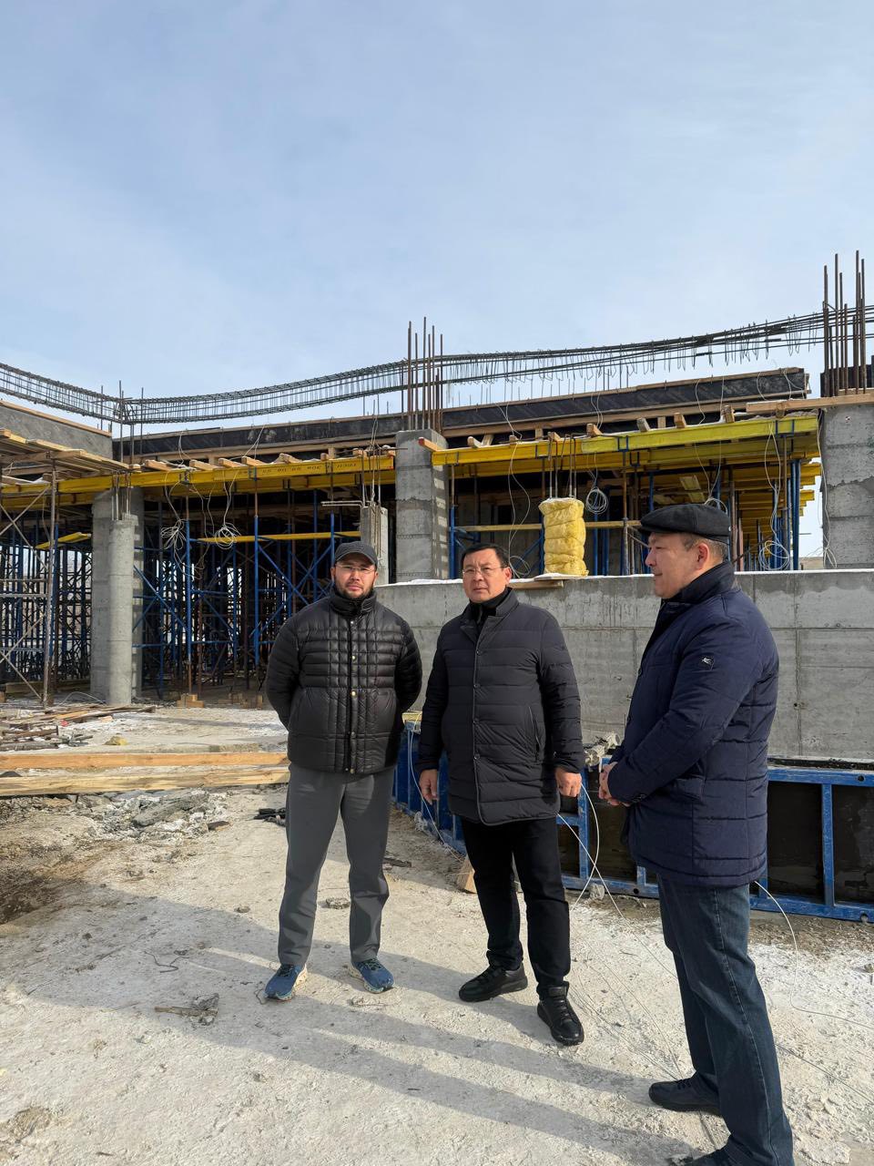 Строительство многофункционального спортивного комплекса в Кызылорде набирает обороты