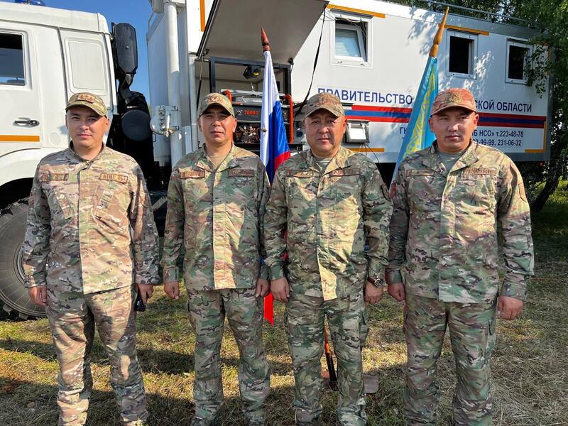 Спасатели МЧС Казахстана приняли участие в совместном международном тактико-специальном учении