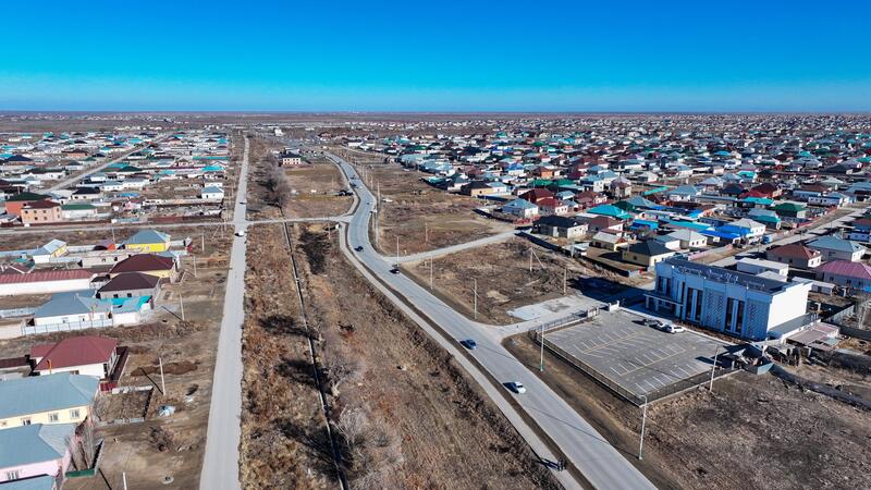 Глава региона ознакомился с ходом реконструкции канала «Кызылжарма» и улицы Сагымбаева