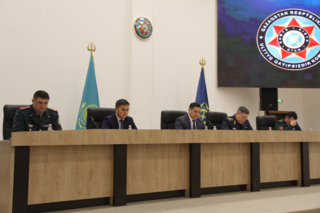 В г. Костанай прошло итоговое заседание областного оперативного штаба по борьбе с терроризмом