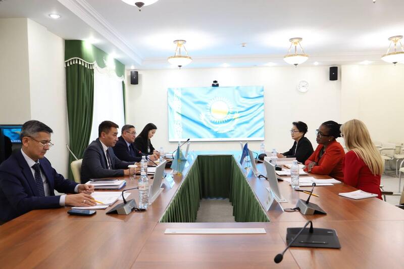 О. Анафин обсудил с представителем ЮНФПА Ч. Огбонна вопросы сотрудничества