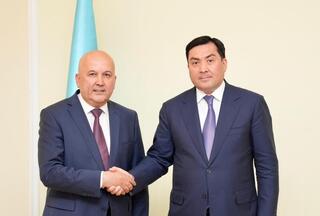 Ерлан Аккенженов провел встречу с Послом Таджикистана