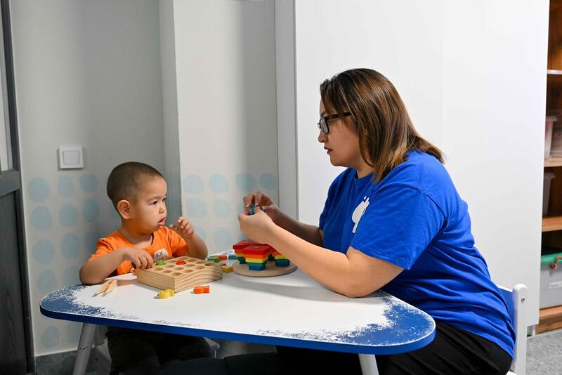 Аким области посетил реабилитационный центр для детей с аутизмом