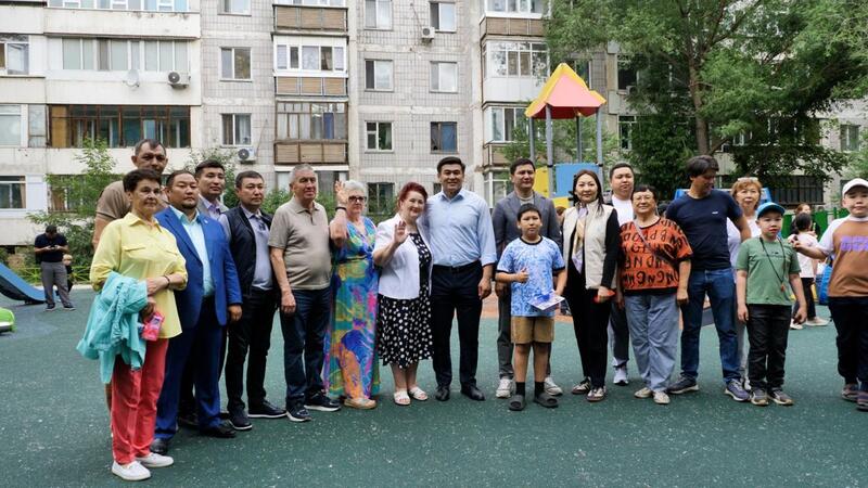 16 капитально отремонтированных дворов открыли в районе Сарыарка в Астане