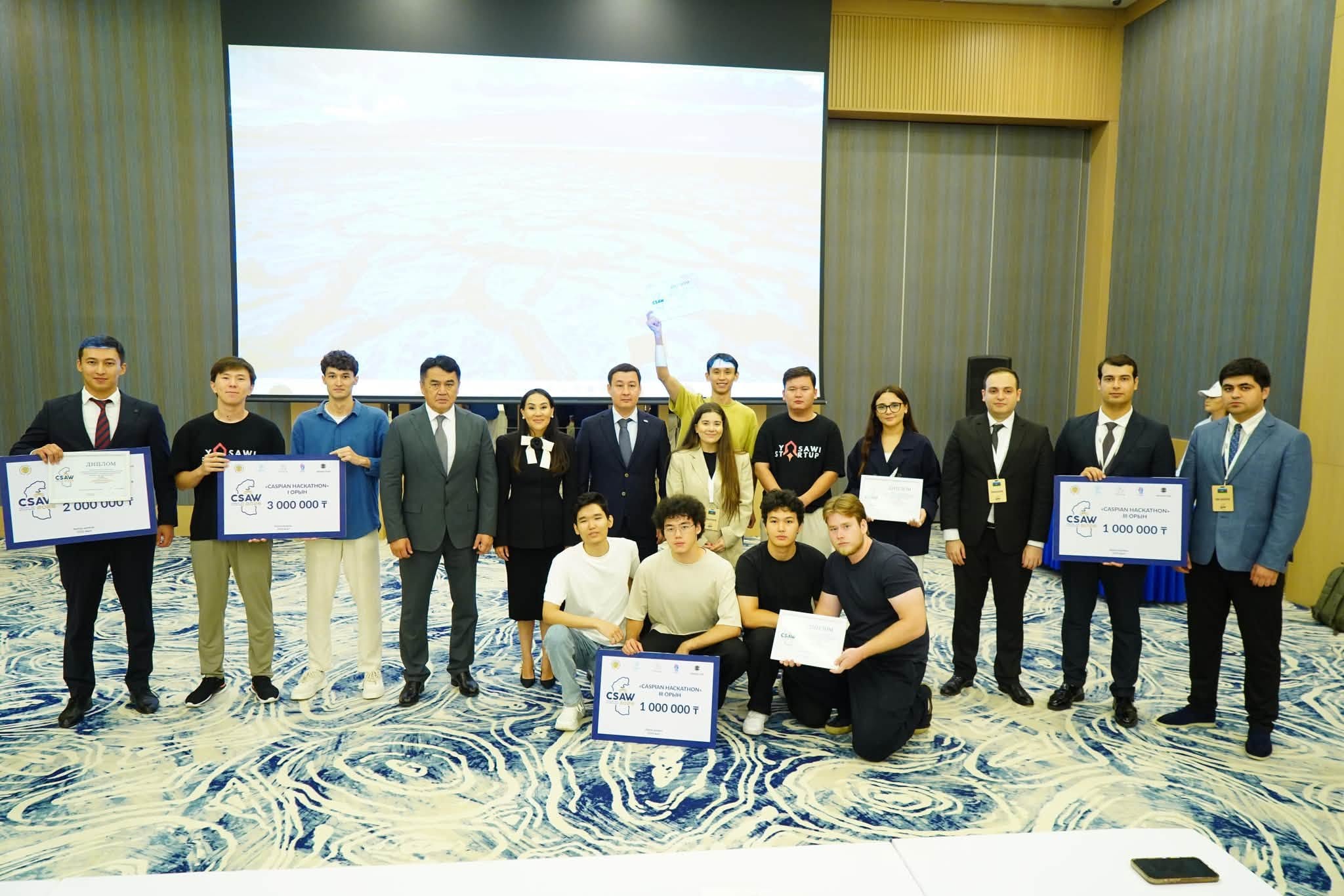ТҮРКІСТАННЫҢ КОМАНДАСЫ ХАЛЫҚАРАЛЫҚ CASPIAN HACKATHON ЖЕҢІМПАЗЫ АТАНДЫ