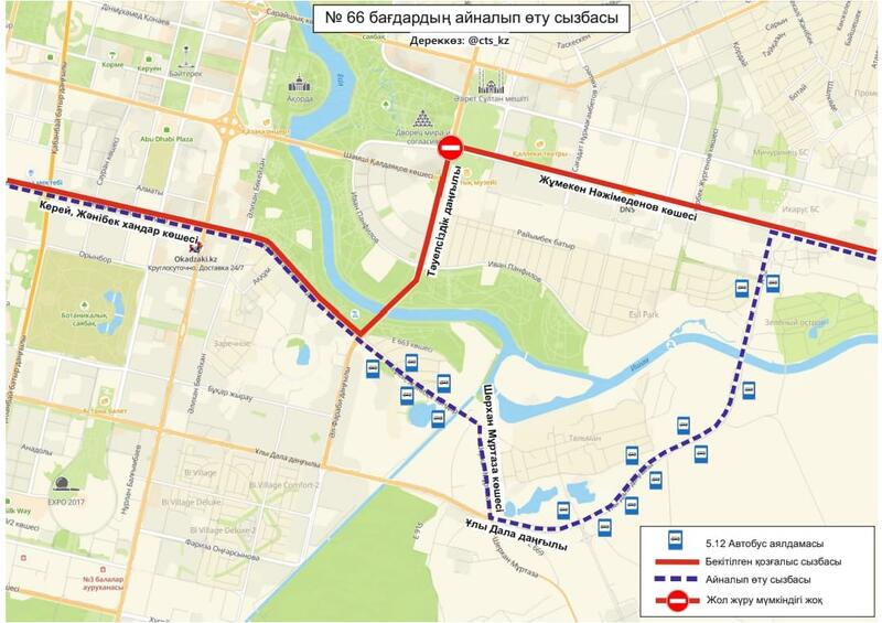 Военный парад в Астане: какие дороги временно перекроют 7 мая