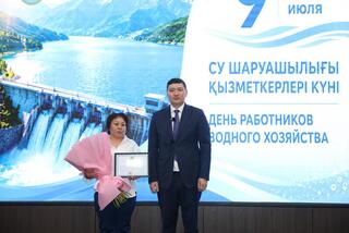 В Алматинской области награждены работники водного хозяйства